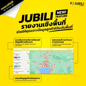 JUBILI by BUILK-ระบบ CRM-โปรแกรม CRM-บริหารทีมขาย-B2B Sales Management-บริหารทีมขาย-รายงานขาย-รายงานพื้นที่ขาย