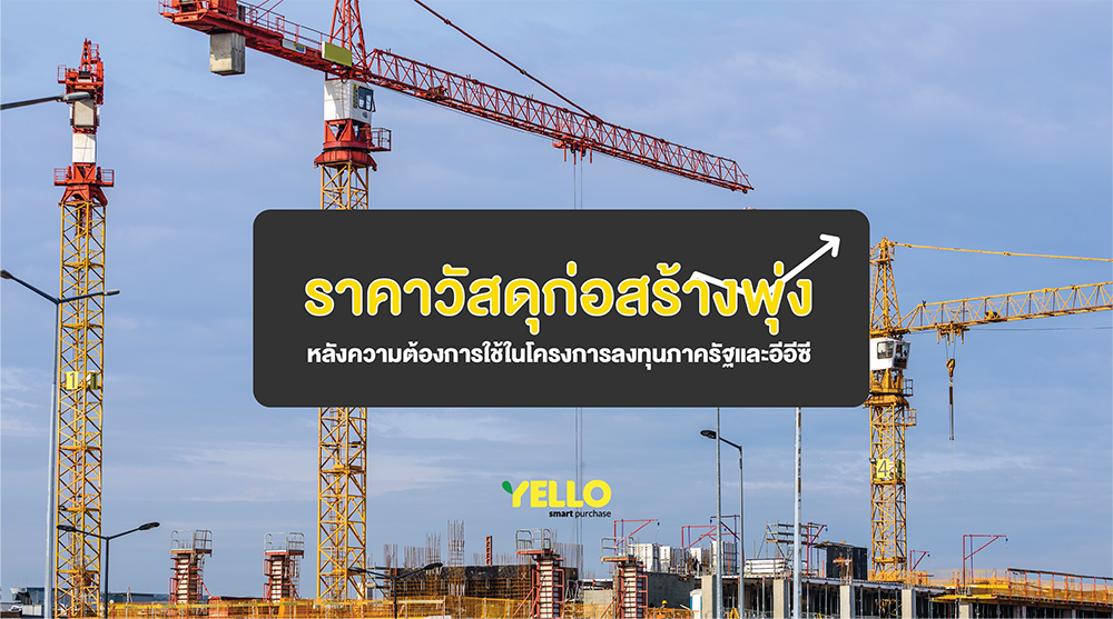 ราคาวัสดุก่อสร้างพุ่ง