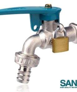 ก๊อกบอลสนามล็อคกุญแจ ซันวา (Lockable Ball Tap With Hose)